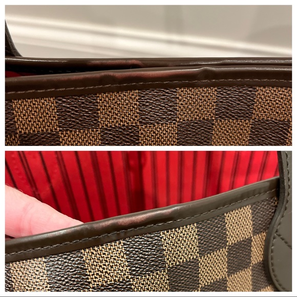 🎉HP BEST IN BAGS PARTY🎉Louis Vuitton Neverfull GM Damier Ebene - Picture 9 of 12